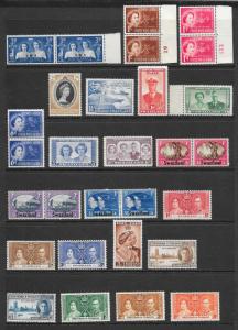 BRITISH COLONIES (444) Omnibus Set Stamps MNH/VLH