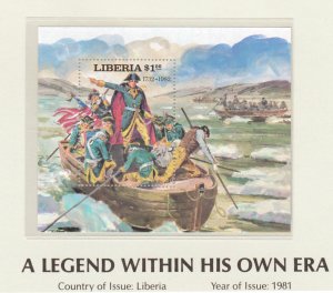 1981 Liberia Stamps  George Washington A Legend Within His Own Era SS MNH