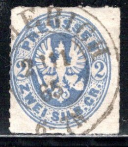 German States Prussia Scott # 18, used