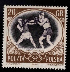 Poland Scott 752 MH* Olympic Boxing stamp