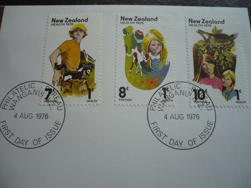 Postal History - New Zealand - Scott# B95-B97 - First Day Cover