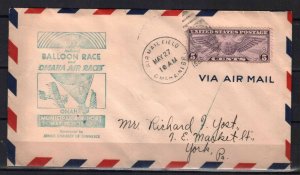 USA STAMPS. 1930 FD COVER OMAHA BALLOON AIR RACES