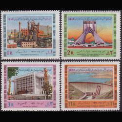 IRAN 1971 - Scott# 1605-8 Empire Set of 4 NH back toned