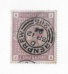 GB Sc #96  2sh6p  lilac  used with CDS VF