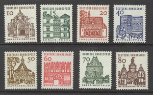 Germany Sc# 903-912 MNH 1964-1966 Buildings