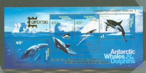 Australian Antarctic Territory #L97C  Souvenir Sheet