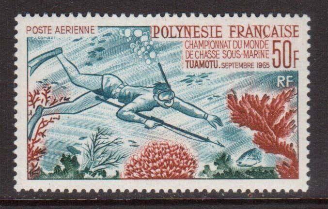 French Polynesia #C37 VF/NH