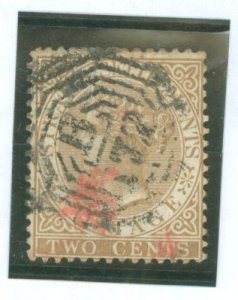 Straits Settlements #40 Used Single