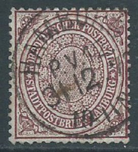 North German Confederation, Sc #24, (1/2s) Used