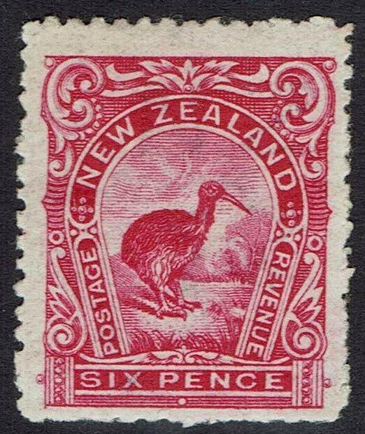 NEW ZEALAND 1907 KIWI REDUCED SIZE 6D PERF 14