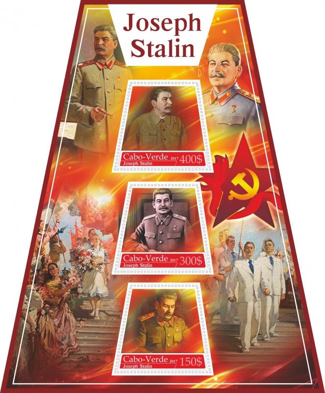 Stamps. Famous people. Joseph Stalin 2019 year 1+1 sheets perforated