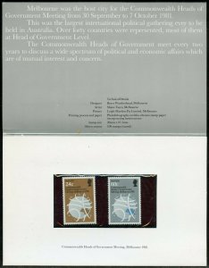 AUSTRALIA GROUP OF FOUR COMMEMORATIVE PACKS COMPLETE AS ISSUED 