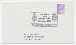 Cover / Postmark GB / UK 1983 Golf Championship 