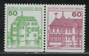 Germany Berlin Scott # 9N440, 9N441, mint nh, se-tenant, Mi # W78