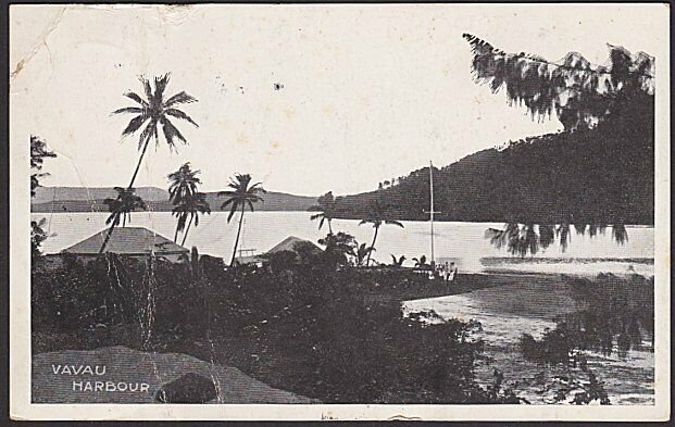 SAMOA 1916 1d NZ overprint on postcard - Apia cds - No.2 GRI CENSOR.........J564