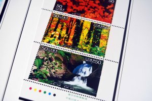 COLOR PRINTED JAPAN PREFECTURES [FURUSATO] 2008-2020 STAMP ALBUM (126 ill.pages)