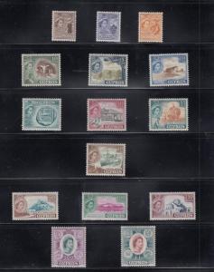 CYPRUS # 168-182 VF-MLH CAT VALUE $107+