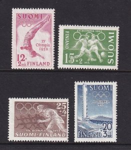 Finland  #B110-B113   MNH  1951-1952  Olympic Games