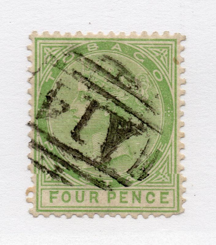 Tobago - SG# 10 Used / wmk crown CC /  Lot 0916041