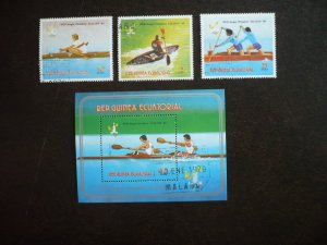 Stamps - Equatorial Guinea - Scott# 7840-7843 - CTO Part Set of 4 Stamps