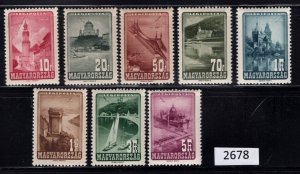 $1 World MNH Stamps (2678) Hungary Magyar Scott C 45-52, MNH, set of 8