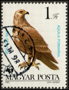 Hungary 2798 - Cto - 1fo Lesser-spotted Eagle (WWF) (1983)