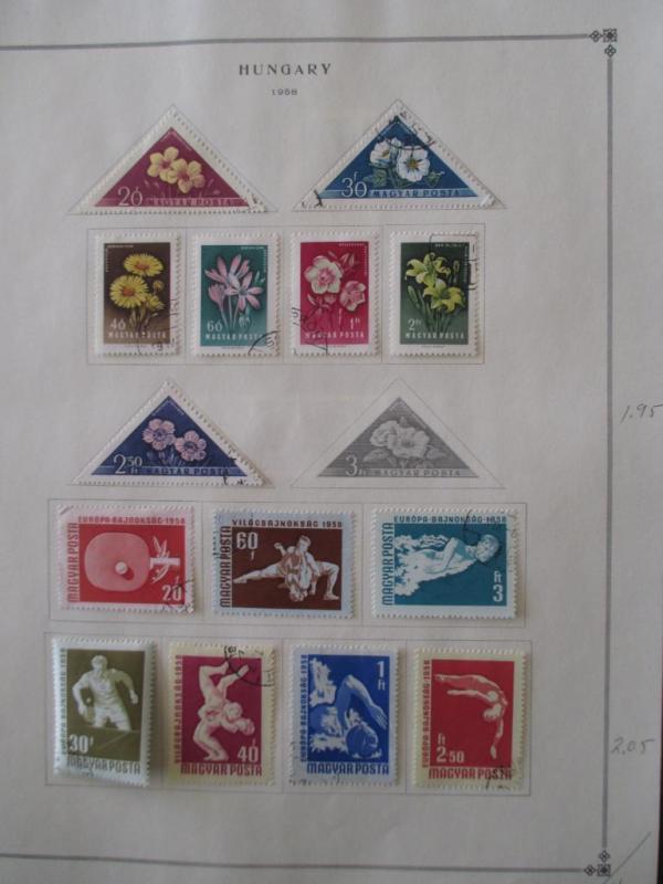 1955 To 1959 Hungary On Scott Pages - Some In Clear Mounts - Loaded... (R30)