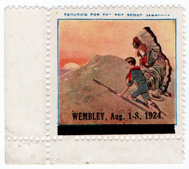 (I.B) Cinderella Collection : Scout Jamboree Label (Wembley 1924)