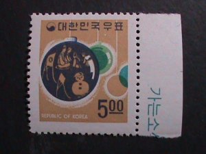 ​KOREA 1968 SC# 628-CHRISTMAS DECORATIONS-FOR CHRISTMAS & NEW YEAR MNH VF