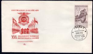 Czechoslovakia 720 Motorcycle U/A FDC