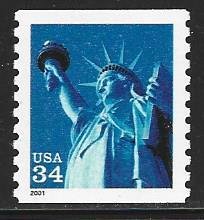 US #3476, Statue of Liberty, M-NH*-