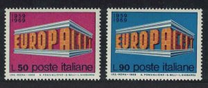 Italy Europa CEPT 2v 1969 MNH SG#1244-1245