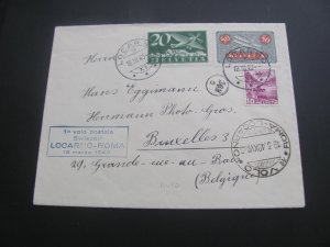 SWITZERLAND 1940 AIRMAIL COVER TO LACARNO XF (260)