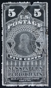 US PR7 5cent Newspaper Counterfeit