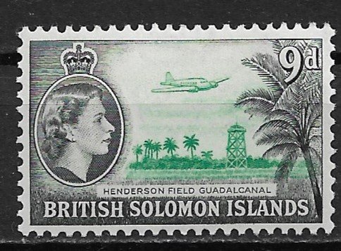 1956 Solomon Islands 98 Henderson Field, Guadalcanal MH