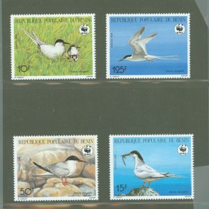 Benin #657-660  Single (Complete Set) (Fauna)