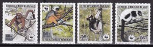 Madagascar, Fauna, WWF, Animals MNH / 1988