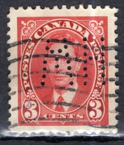 Canada; 1937: Sc. # 233: Used Perforated. Single Stamp