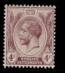 MALAYSIA - Straits Settlements GV SG197, 4c dull purple, LH MINT.