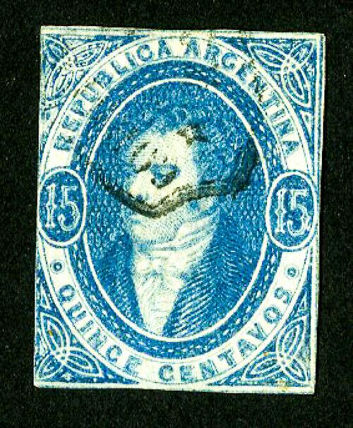 Argentina Stamps # 10 F-VF Rare Used Scott Value $6,500.00