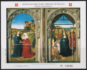 Sovereign Military Order of Malta 2004 Christmas Sass.Bl.77 MNH