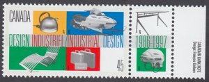 Canada - #1654 Industrial Design with Tab - MNH