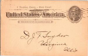 United States, Illinois, United States Government Postal Cards, Machine Cancel