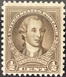 Scott #704 1932 ½¢ Washington Bicentennial MNH OG