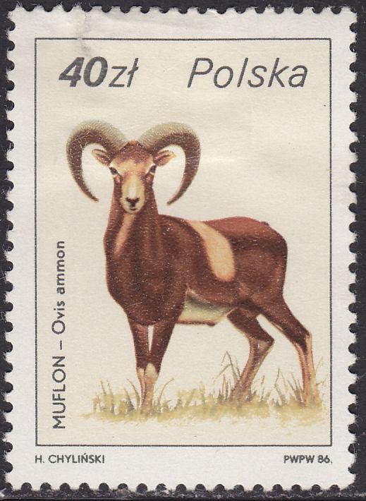 Poland 2724 Ovis Ammon (Big Horn Sheep) 40.00zł 1986