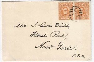 Uruguay 1917 Montevideo cancel on cover to the U.S.