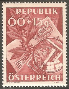 AUSTRIA Sc# B268 MNH FVF 1949 Stamp Day