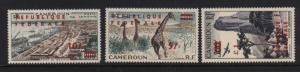 Cameroun #C38 - #C40 VF/NH Set