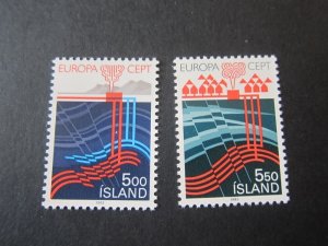 Iceland 1983 Sc 573-74 set MNH