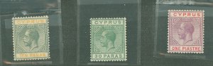 Cyprus #73/75/77